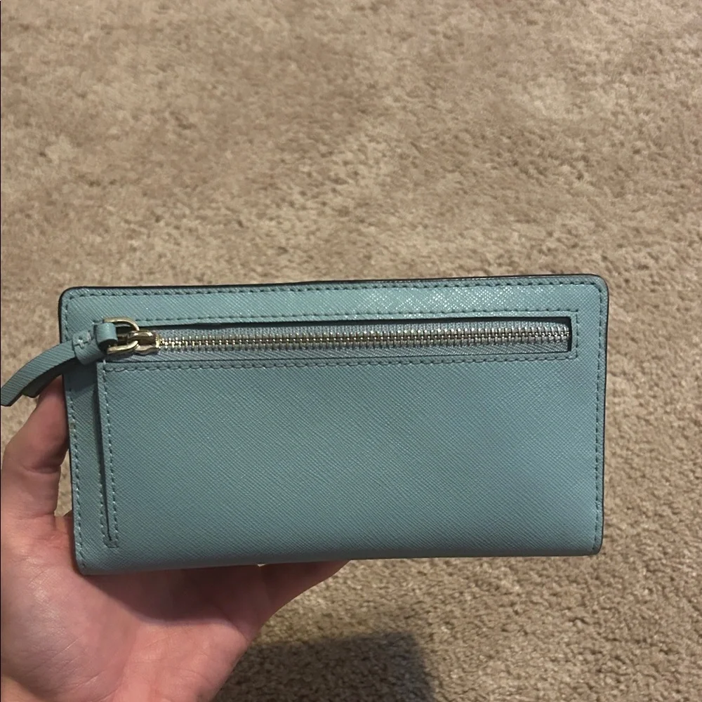 Kate Spade Teal Wallet - Picture 2 of 4
